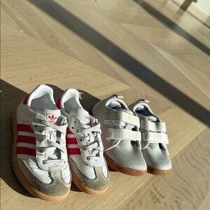 Adidas Kids Samba & grey sneakers